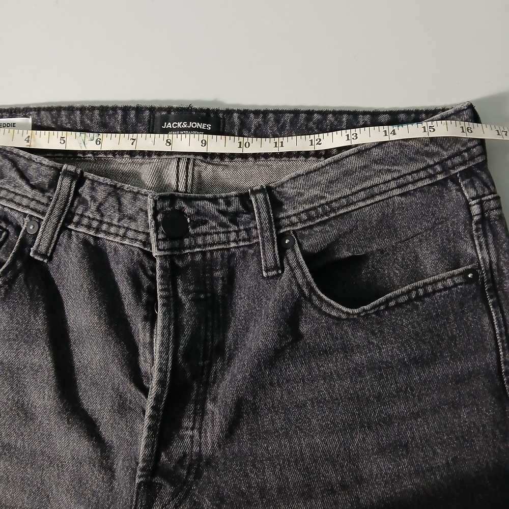 Jack & Jones Baggie/Eddy Black Men's Jeans - Picture 9 of 10